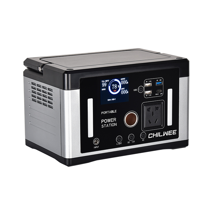 700W Smart Solar Generator សម្រាប់​ការ​បញ្ចូល​ភ្លើង​បំភ្លឺ​ពេល​អាសន្ន
