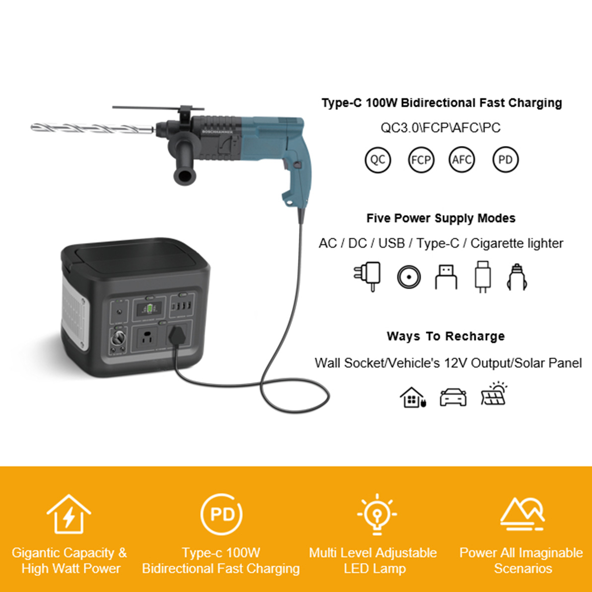 400W ថែទាំម៉ាស៊ីនភ្លើងពន្លឺព្រះអាទិត្យដោយឥតគិតថ្លៃសម្រាប់ការសាកថ្ម